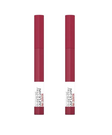 Maybelline New York Pack of 2 Super Stay Ink Crayon Lipstick Speak Your Mind # 75