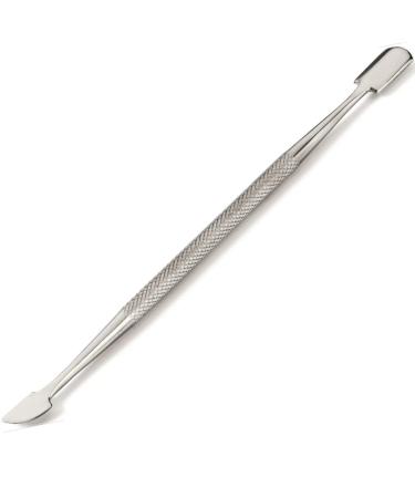 Best Cuticle Pusher and Spoon Nail Cleaner - Professional Stainless Steel Cuticle Remover, Cutter and Trimmer Manicure and Pedicure Tool  for Fingernail and Toenail Care by Malva Belle Stainless Steel -1