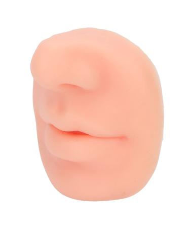 Realistic 3D Silicone Nose Mouth Model for Display - Flexible Acupuncture & Piercing Practice | Reusable 3 Colors Available - Buy Online on SooperMarket.com