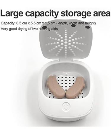 Electric Hearing Aid Dehumidifier Dryer with Lamp Electric Drying Case Electric Hearing Aid Dryer Light Fit All Hearing Aids of All Brand - Buy Online on SooperMarket.com