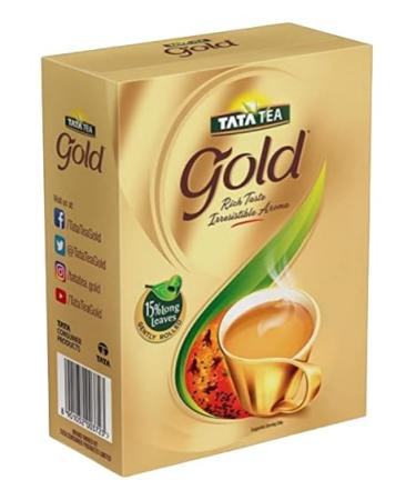 ganaric Tata Tea Gold 900g Premium Blend of Fresh Tea gold Leaves - Strong ad Rich Tasting Tea gold 900 g (Pack of 1)