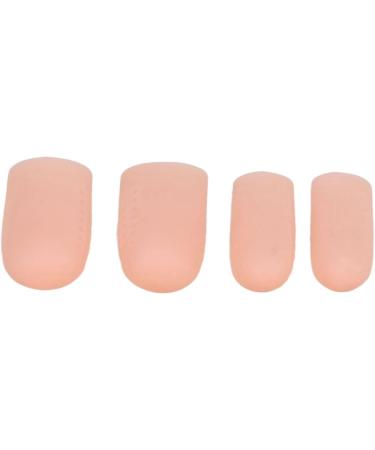 Gel Toe and Finger Cap Protectors - 5 Pairs for Missing or Ingrown Toenails, Corns, Blisters, Hammer Toe Relief - Buy Online on SooperMarket.com