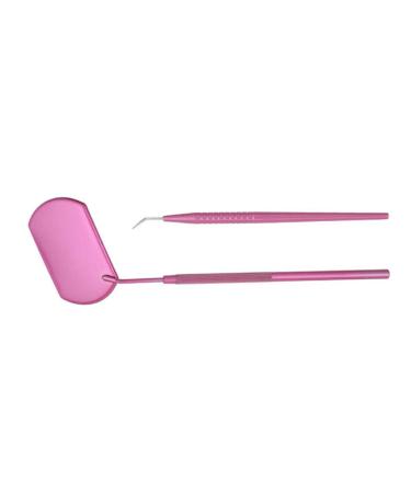 NOLITOY 1 Set Eyelash Stick Set Professional Metal Lash Lift Perm Tool Eye Lash Brush Tool Lash Cluster Eyelashes Inspection Mirror Miss Red Girl Aluminum