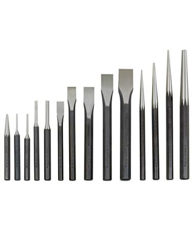 ATD Tools 714 Punch and Chisel Set, 14 Piece, 1 Pack