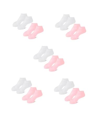 FOMIYES 10 Pairs Exfoliating Moisturizing Socks Elastic Boat Socks Heel Socks Lotion Foot Care Socks Cracked Dressy Heels for Women Foot Care Moisturizing Socks Protection Sebs Girl Spa