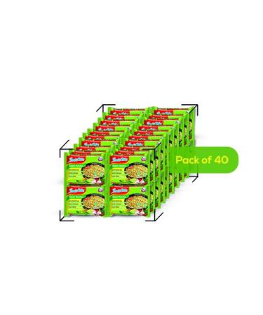 Buy 40x 75g IndoMie Instant Noodle Soup - Vegetable Flavour with Lime + Lucky Wooden Doll - International Shipping Available - Buy Online on SooperMarket.com