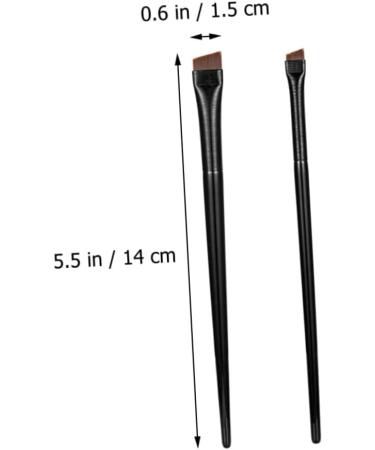 Baluue 15 Sets Black Multifunctional Eyebrow Brush Makeup Supplies Wood Eyebrow - Buy Online on SooperMarket.com