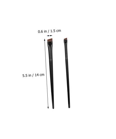 Balacoo Eyeliner Brush Set - 6 Multipurpose Makeup Brushes for Eyeliner & Eyebrows | Newborn Bevel Wood Toiletries - Buy Online on SooperMarket.com