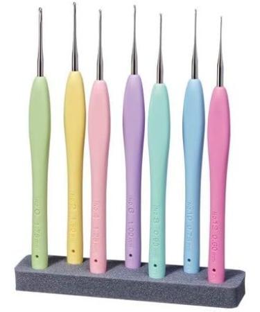 Clover Amour Steel Crochet Hook Set - High-Quality Hooks for Precision Crocheting - Buy Online on SooperMarket.com