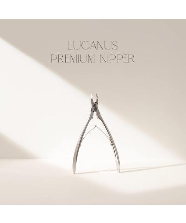 LUCANUS Premium Cuticle Cutter Stainless Steel Cuticle Nippers with Hand-Sharpen Blades Cuticle Clippers for Nail Care Pedicure Manicure Nail Tools (Silver) - Buy Online on SooperMarket.com