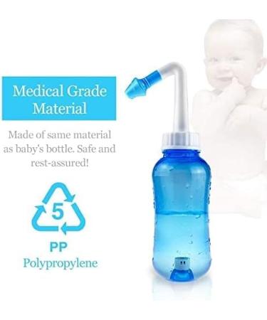 Retail Box 300ml Neti Pot Nasal Wash Nose Cleaner Bottle Irrigator Sinus Rinse for Child/Adult - Buy Online on SooperMarket.com