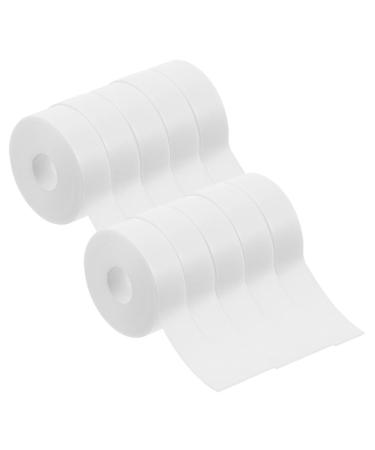 FOMIYES 10 Rolls makeup tools white tape grafting tape Protective agent auxiliary tool adhesive tape eyelash curler patch microporous Follow up eyelash tape for lash extensions twine Foam