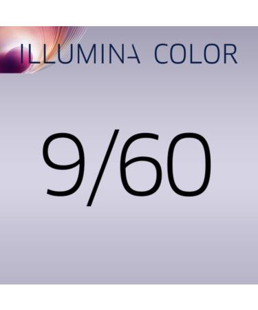 Wella Illumina Color Permanent Hair Color No. 9/60 Very Light Violet Natural Blonde 60 ml - Pack of 1 - Buy Online on SooperMarket.com