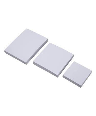 150 Sheets Nail Art Drawing Plates 3 Sizes Simple Design Waterproof Makeup Mixing Papers for Home Salon