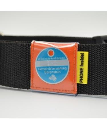 josi.li dog brand bag protective cover dog starks address bag collar bag floating suitable all brands color selection lock selection (33mm brands 40mm collar width hook closure)