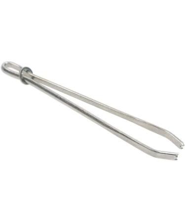 Bodkin Needle Elastic Threader Self-Locking Tweezers Clip 78mm - 2 PCS | Easy Pull Sewing Tool for Waistband Craft and Smooth Threading Tape Ribbon Elastic - Buy Online on SooperMarket.com