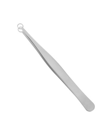 POPETPOP 1pc Clip Pimple Tweezers Blemish Remover Beauty Tweezers Eyebrow Tweezers Whitehead Extractor Comedone Extractor Tool Nasal Hair Clippers Stainless Steel Popper Hair Removal 12X1cm