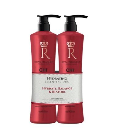 Chi Royal Treatment Hydrating Essential Shampoo and Conditioner Duo 32 Oz