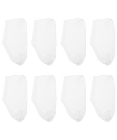 Lurrose 4 couples moisturizing sock gentle gel spa socks zectiktant moisturizer heel balm foot treatment care foot socks for repair ethm ethiling dry crack