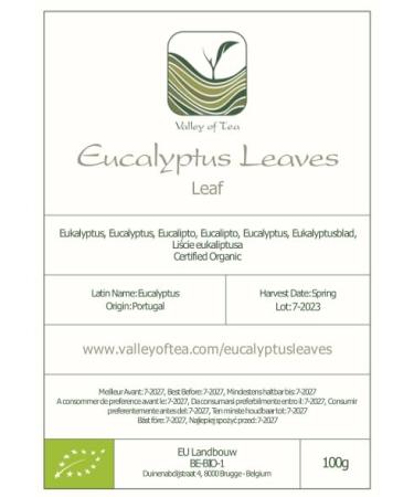 Organic Eucalyptus Losblatt Tea - Biodegradable Eucalyptus Herb Tea 100g | International Shipping - Buy Online on SooperMarket.com