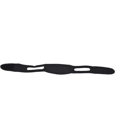 Adjustable Snoring Stop Belt Chin Strap - Black Nylon for Men and Women - Bedroom and Office Sleep Aid - Buy Online on SooperMarket.com
