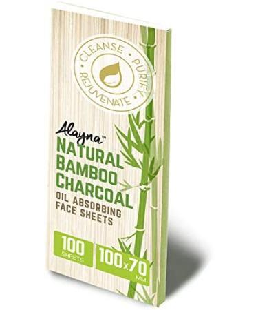 Natural Bamboo Charcoal Oil Blotting Sheets - Oil Absorbing Tissues for Oily Skin - Beauty Blotters for Excess Shine - Organic Blot Papers - Facial Skin Care - 3 Pack - Buy Online on SooperMarket.com