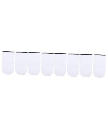 FOMIYES 4 Pairs Moisturizer Gloves Paraffin Wax Drill Vise Manicure Gloves Wax Spa Gloves was Bath Hand Cover Womens Glove Hand Spa Mittens Wax Gloves Work Liner Moisturizing White