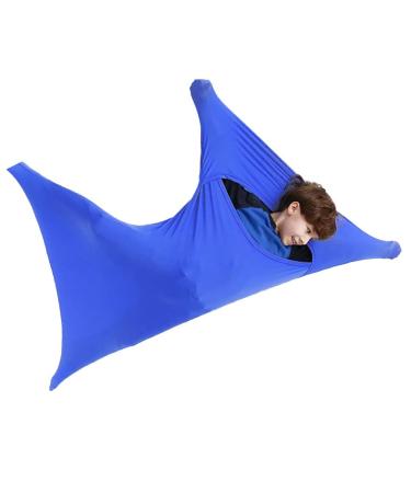 Special Supplies Sensory Body Sock Full Body Wrap to Relieve Stress Stretchy Breathable Cozy Sack for Children with Processing Disorderthe (Color : Blue Size : S/Small) S/Small Blue