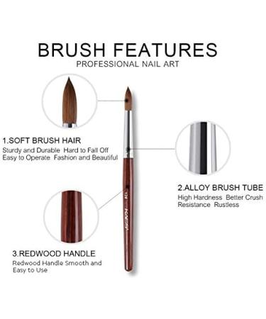 Kads 100% Sable Kolinsky Paint Brush Set - Professional Red Sable Filbert Brushes for Watercolor & Oil Painting (12#) - International Shipping Available - Buy Online on SooperMarket.com
