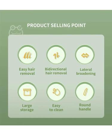 Duoqu Pet Hair Remover Roller - Reusable Frog Style Design for Clothes | Effective Green Hair Removal Tool - Buy Online on SooperMarket.com