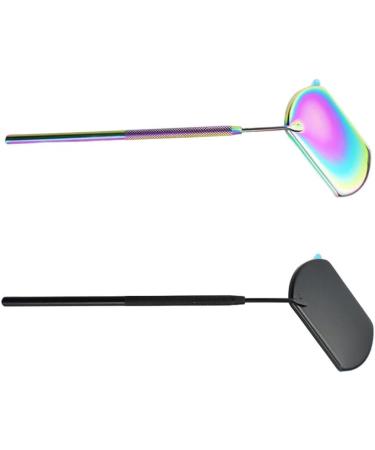 Dajidafu Eyelash Mirror Magnifying Beauty Tool Extension Tools Accessory for Check False Eyelashes Stainless Steel Durable Black - Buy Online on SooperMarket.com