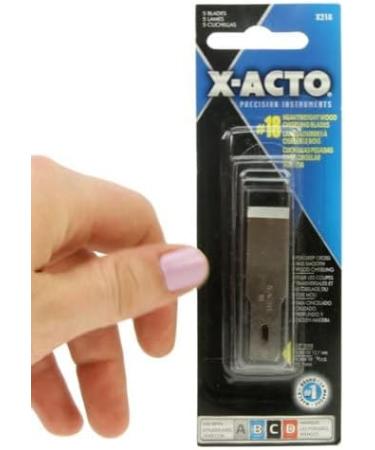 X-Acto H0859#18 Heavyweight Chiseling Blades - Pack. of 5 (SKU X218) - Buy Online on SooperMarket.com