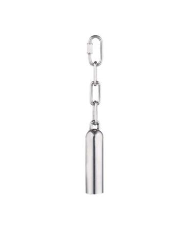 Xzhixiao 1 Piece Bird Parrot Bell Toy with Sweet Sound Stainless Steel Bell Toy Squirrel Bells Bell Hanging Toy Used for Bird Parrot Macaw African Greys Cockatoo Parakeet Cockatiels(S/ 7.7'')