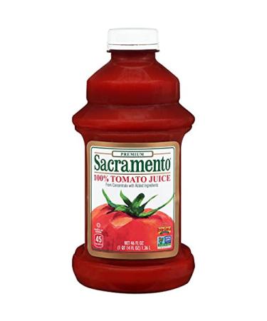 Sacramento Tomato Juice, 46 oz Plastic Bottle 2.875 Pound (Pack of 1)
