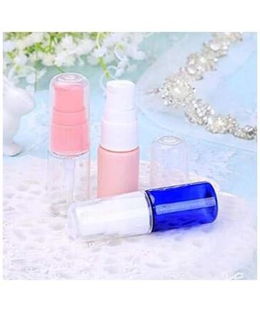 6 Pcs 10ml Empty Refillable Cream Lotion Pump Bottles Portable Travel Cosmetic Bottles with White Press Pump Head for Storing Emulsion Shampoo Etc Blue P 10ml/0.3oz - Buy Online on SooperMarket.com