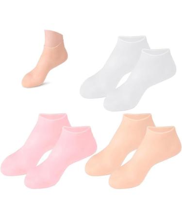 Dajidafu 3 Pairs Moisturizing Socks Foot SPA Pedicure Socks Anti-Drying Sock Repair Heel Protector Foot Care Tool for Woman - Buy Online on SooperMarket.com