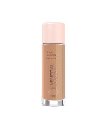 Mineral Fusion Liquid Foundation Warm 2 - 1 Fl Oz | Natural, Cruelty-Free Formula - Buy Online on SooperMarket.com