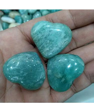 Natural Crystal Rough 3pcs Pretty Gorgeous Natural Stone Heart Crystal Stone - Buy Online on SooperMarket.com