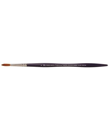 Winsor & Newton Professional Watercolor Sable Brush-Round #6, 6