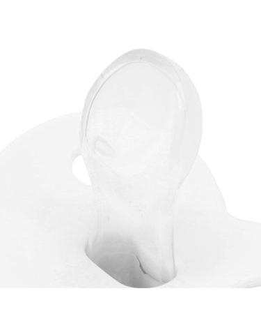Bling Baby Pacifier - Silicone Soft Dummy Soother Teether Toy for Breastfeeding Babies 6-18 Months - With Clips - Perfect Baby Shower or Christmas Gift (White) - Buy Online on SooperMarket.com