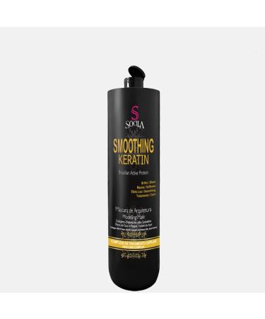 Socila Organic Brazilian Keratin Smoothing and Shine Treatment for All Hair Types - Progressiva Brasileira (16.9fl oz/500ml)