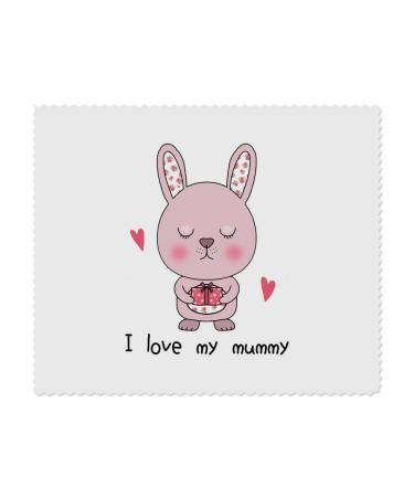 2 x Microfiber Cleaning Cloths "I Love My Mummy" (LC00025686)