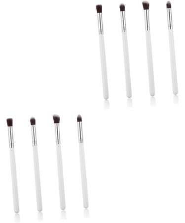 Baluue 8 Pcs Eye Make-up Brush Kit Eye Kits Concealer Brush Makeup Medium Eyeshadow Brush Blush Brush White - Buy Online on SooperMarket.com
