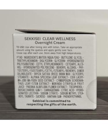 SEKKISEI CLEAR WELLNESS Overnight Repairing Face Cream 1.4 oz Hydrate & Repair | Best International Shipping - Buy Online on SooperMarket.com
