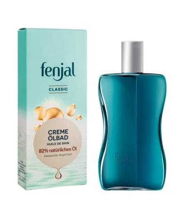 Fenjal Creme Oilbad Classic skin care oil bath with high-quality vegetable oils moisturizing and calms down and calms dry and sensitive skin aroma oil bath vegan 200 ml