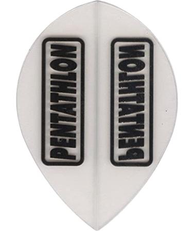 US Darts - 3 Sets (9 Flights) Pentathlon Pear Clear Dart Flights