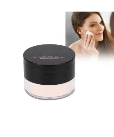 Soft mat loose powder transparent fixing powder for a matt finish loose powder oil control durable moisturizing make-up bib powder (02# ivory white)