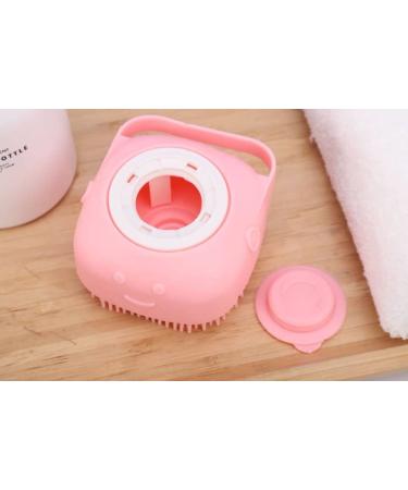 Silicone Massage Bath Brush - Blue | Exfoliating Body Scrubber - Buy Online on SooperMarket.com
