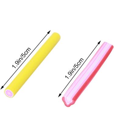 Healeved 50pcs Diy Nail Art Braiding Toy Stickers Homemade Canes 3d Nail Sticker Canes Sticks Nail Art Tips Decoration Diy Manicure Supplies Nail Decor Scrapbooking Accessories Polymer Clay - Buy Online on SooperMarket.com