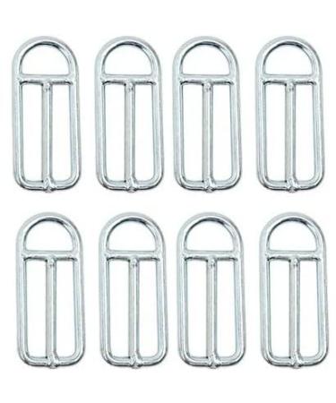 Lily's Things, Double Obstacle Line Metal Buckles for a Custom Ninja Experience, for Exclusive use with Our Double Slackline Sets (Set of 8)